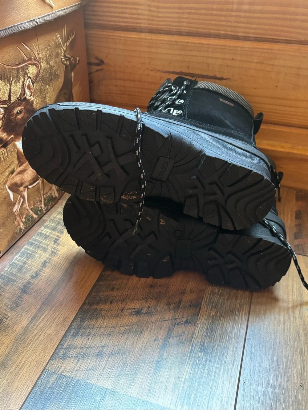 Itasca 3M thinsulate black snow boots men size 7